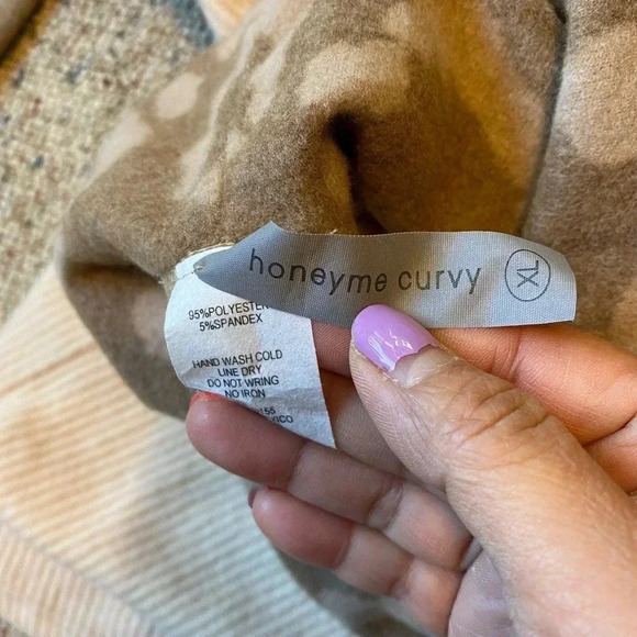 Honeyme Curvy Cowl Neck Soft Comfortable Pullover Sweater Women Size XL - Picture 4 of 6